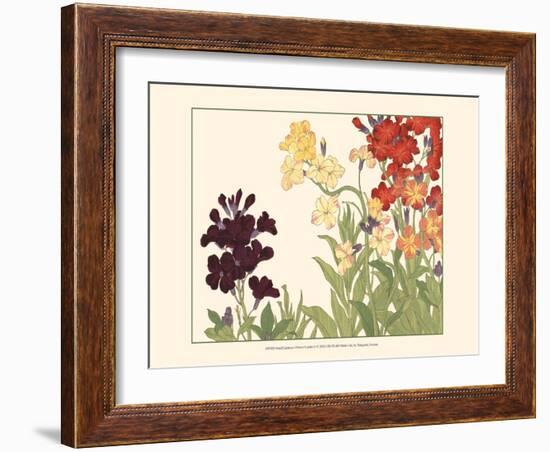 Small Japanese Flower Garden I-Konan Tanigami-Framed Art Print