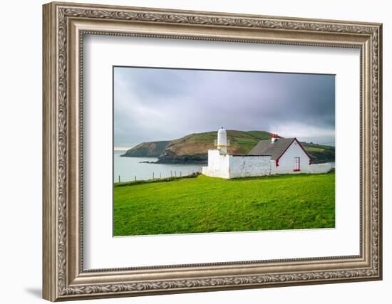 Small Lighthouse on the Coast of Ireland-Patryk Kosmider-Framed Photographic Print