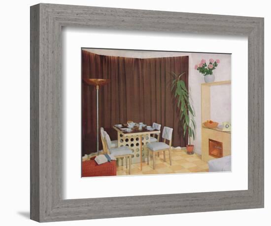 'Small Living-Dining Room', 1938-Unknown-Framed Photographic Print