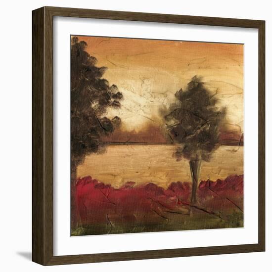 Small Loch at Sunset I-Ethan Harper-Framed Art Print