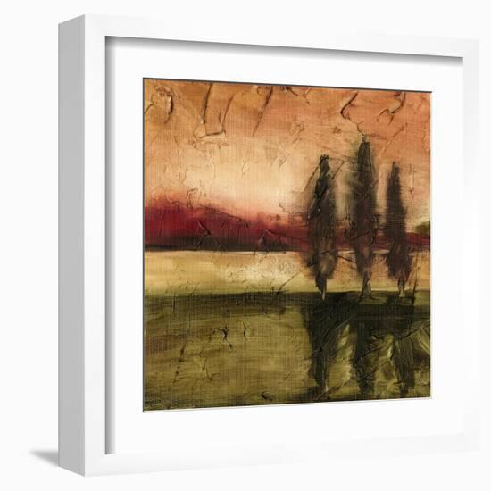 Small Loch at Sunset II-Ethan Harper-Framed Art Print