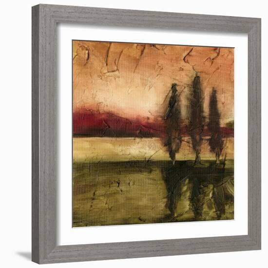 Small Loch at Sunset II-Ethan Harper-Framed Art Print