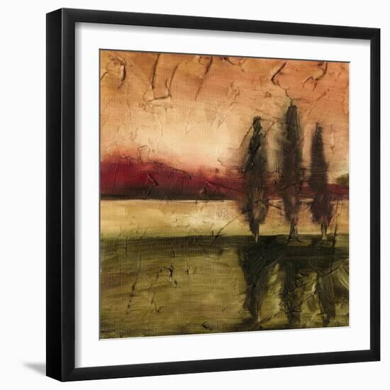 Small Loch at Sunset II-Ethan Harper-Framed Art Print