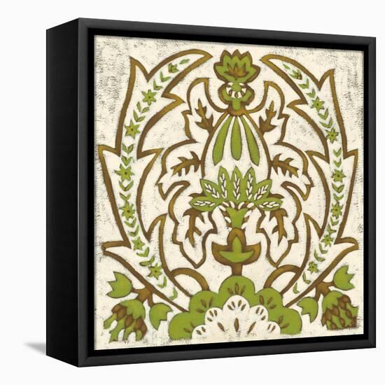 Small Lotus Tapestry II-Chariklia Zarris-Framed Stretched Canvas
