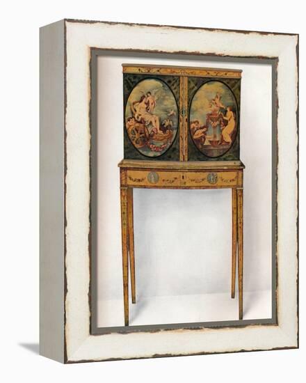 'Small Mahogany Cabinet on Stand', c1680-Unknown-Framed Premier Image Canvas