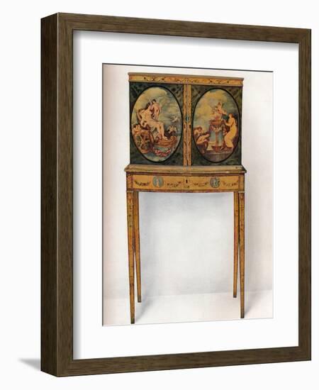 'Small Mahogany Cabinet on Stand', c1680-Unknown-Framed Photographic Print