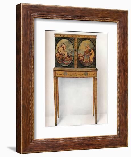 'Small Mahogany Cabinet on Stand', c1680-Unknown-Framed Photographic Print