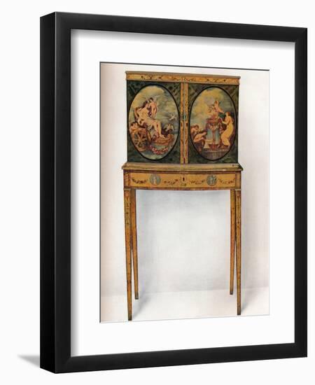 'Small Mahogany Cabinet on Stand', c1680-Unknown-Framed Photographic Print