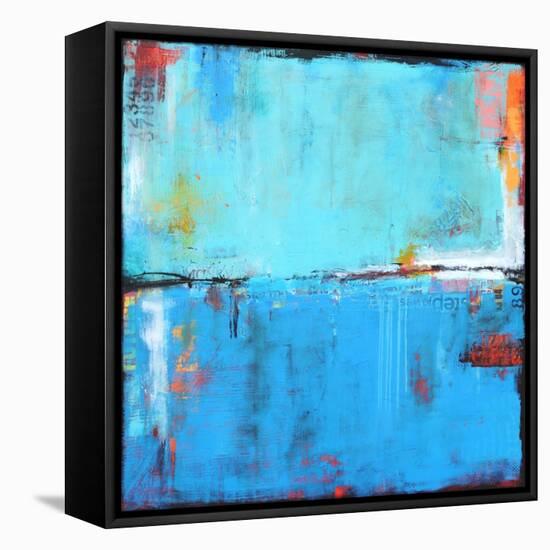 Small Matchbox Blues 5-Erin Ashley-Framed Stretched Canvas