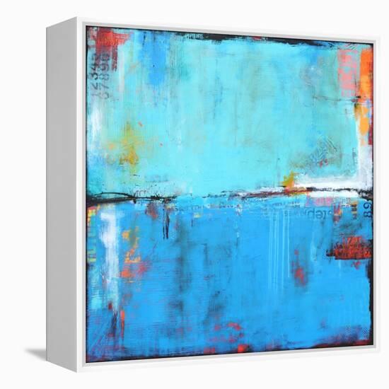 Small Matchbox Blues 5-Erin Ashley-Framed Stretched Canvas