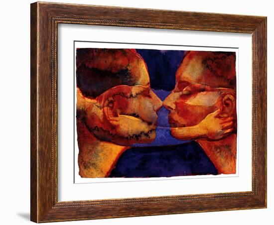 Small Mirror Twin with Figure-Graham Dean-Framed Giclee Print