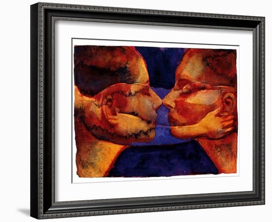 Small Mirror Twin with Figure-Graham Dean-Framed Giclee Print