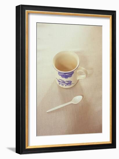 Small Mug and Plastic Spoon-Den Reader-Framed Photographic Print