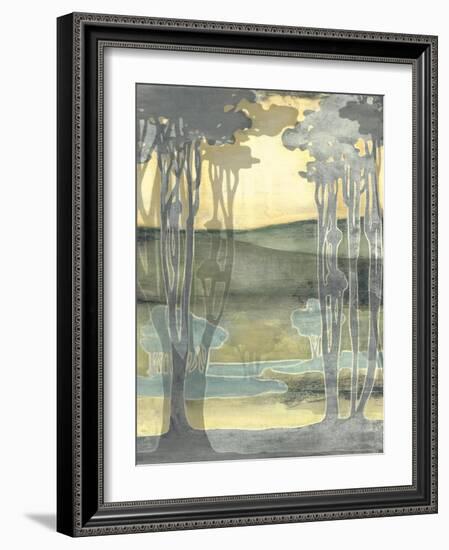 Small Nouveau Landscape I-Jennifer Goldberger-Framed Art Print