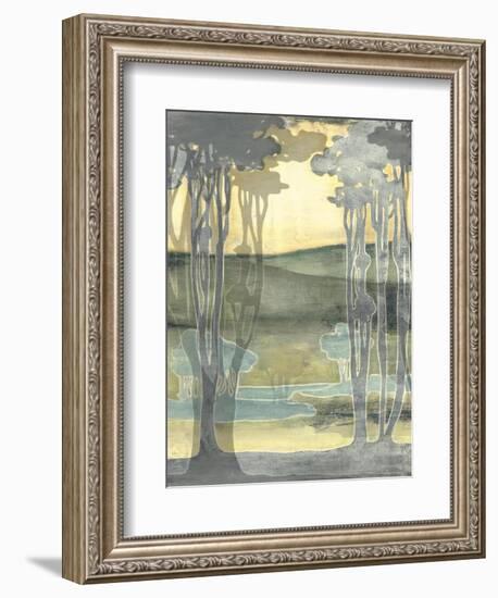 Small Nouveau Landscape I-Jennifer Goldberger-Framed Art Print