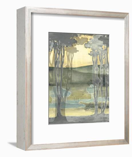 Small Nouveau Landscape I-Jennifer Goldberger-Framed Art Print