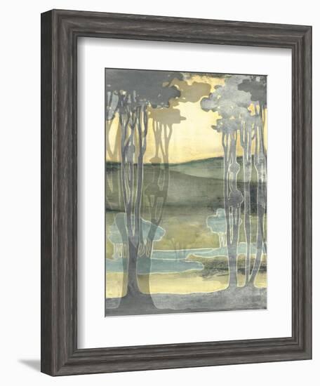 Small Nouveau Landscape I-Jennifer Goldberger-Framed Art Print