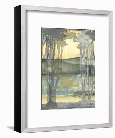 Small Nouveau Landscape I-Jennifer Goldberger-Framed Premium Giclee Print