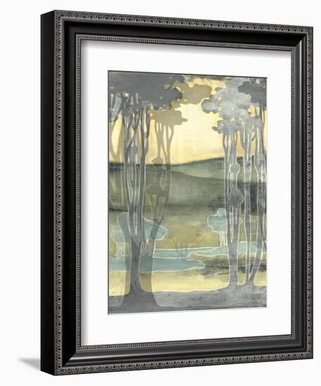 Small Nouveau Landscape I-Jennifer Goldberger-Framed Premium Giclee Print