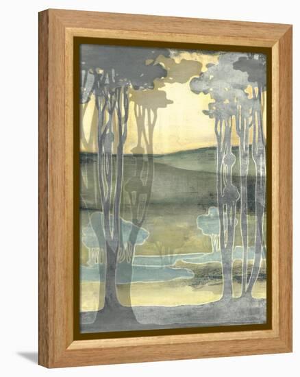 Small Nouveau Landscape I-Jennifer Goldberger-Framed Stretched Canvas