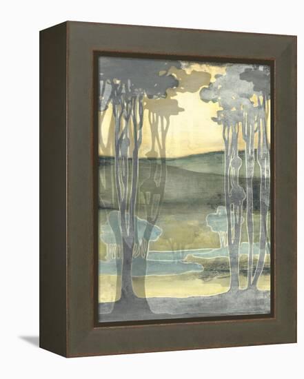 Small Nouveau Landscape I-Jennifer Goldberger-Framed Stretched Canvas