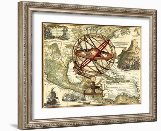 Small Nova Hispania-null-Framed Art Print