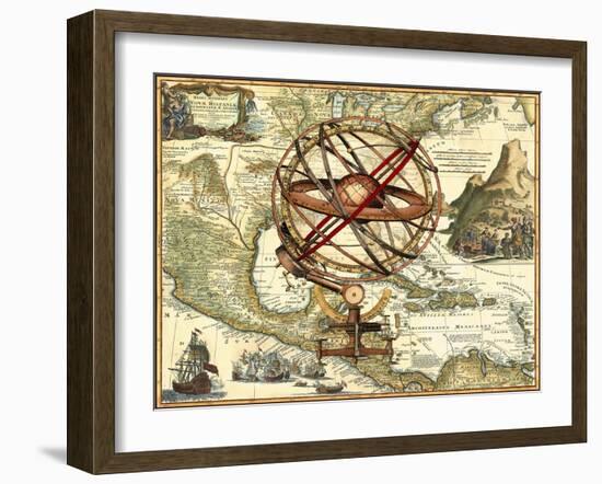 Small Nova Hispania-null-Framed Art Print