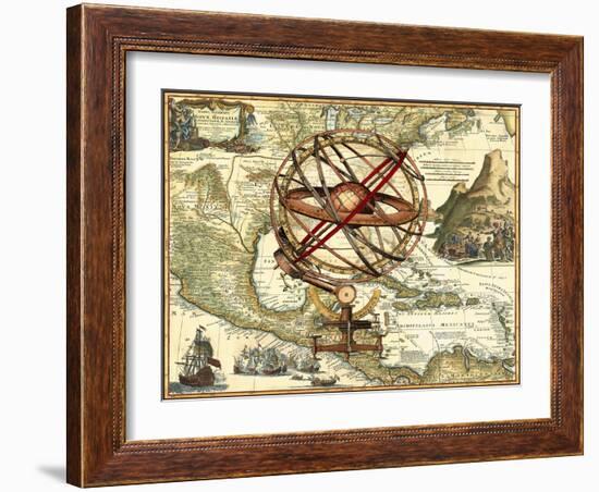 Small Nova Hispania-null-Framed Art Print