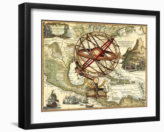 Small Nova Hispania-null-Framed Art Print