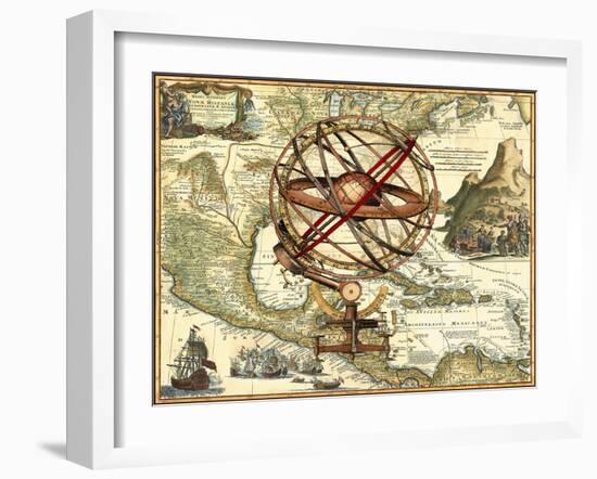 Small Nova Hispania-null-Framed Art Print