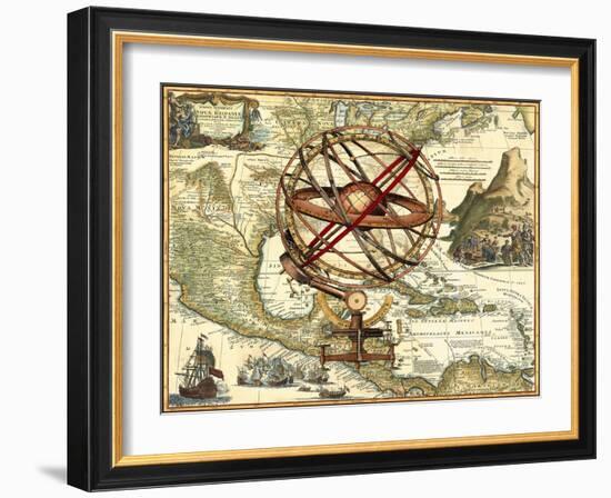 Small Nova Hispania-null-Framed Art Print