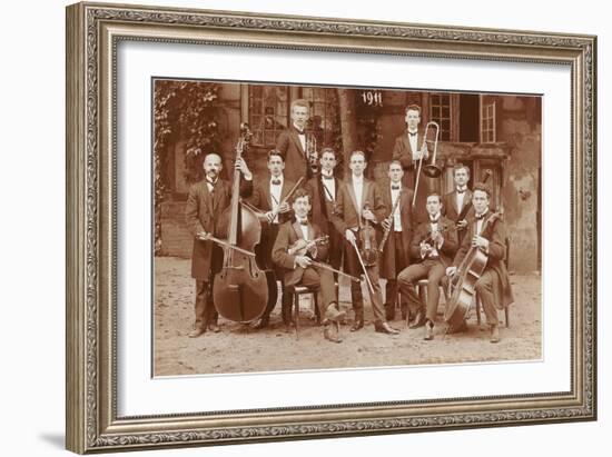 Small Orchestra-null-Framed Art Print