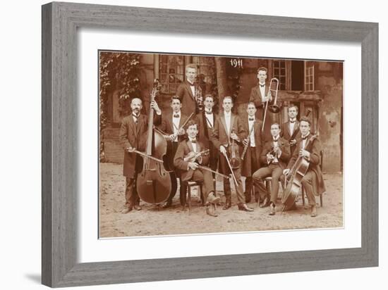 Small Orchestra-null-Framed Art Print