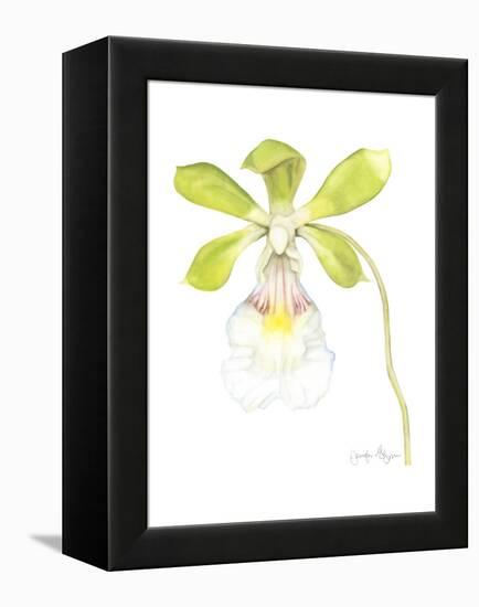 Small Orchid Beauty I-Jennifer Goldberger-Framed Stretched Canvas