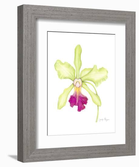 Small Orchid Beauty III-Jennifer Goldberger-Framed Art Print