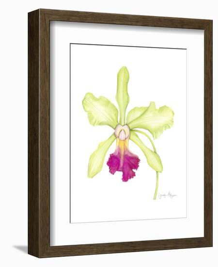 Small Orchid Beauty III-Jennifer Goldberger-Framed Art Print