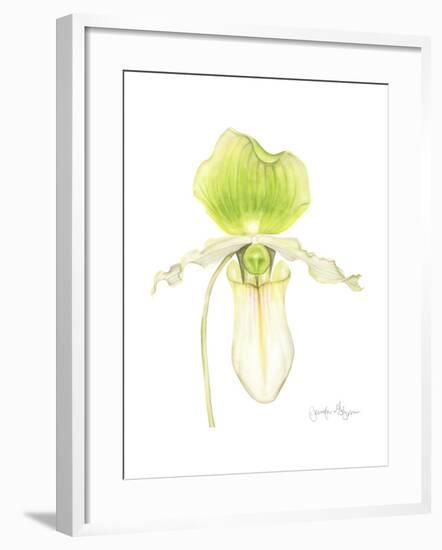 Small Orchid Beauty IV-Jennifer Goldberger-Framed Art Print