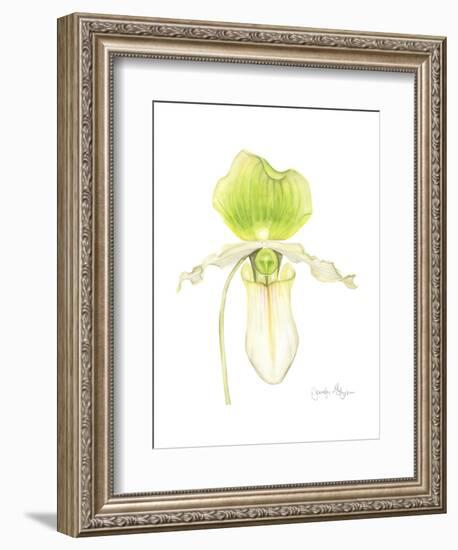 Small Orchid Beauty IV-Jennifer Goldberger-Framed Art Print