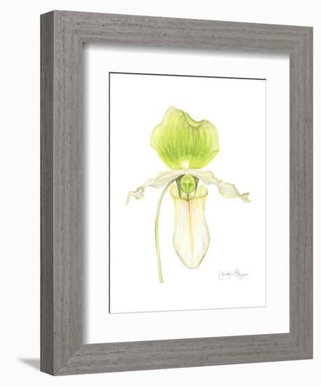Small Orchid Beauty IV-Jennifer Goldberger-Framed Art Print