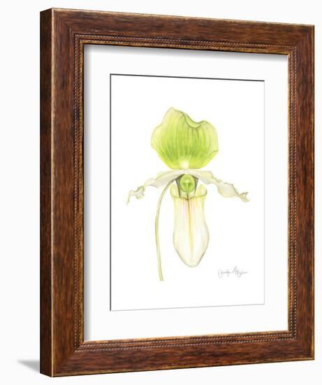 Small Orchid Beauty IV-Jennifer Goldberger-Framed Art Print