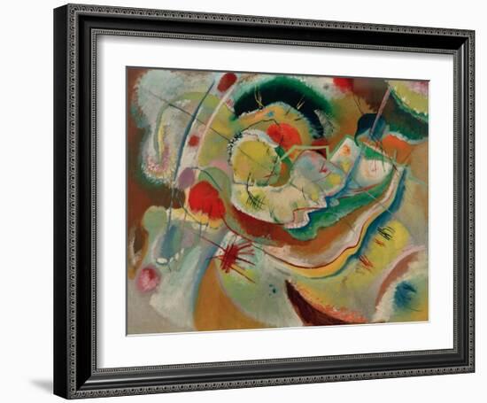 Small Picture with Yellow, 1914-Wassily Kandinsky-Framed Giclee Print