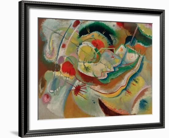 Small Picture with Yellow, 1914-Wassily Kandinsky-Framed Giclee Print