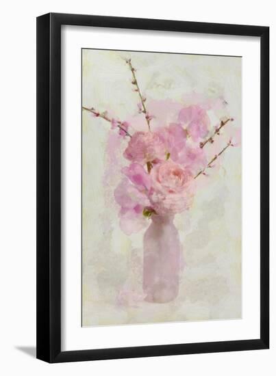 Small Pink Bouquet-Cora Niele-Framed Giclee Print