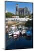 Small Port with Traditional Fishing Boats and Eglise Sainte Eugenie in Biarritz-Martin Child-Mounted Photographic Print