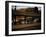 Small Railway Station with Wooden Buckboards for Baggage, Period Cars in Lot-Walker Evans-Framed Photographic Print