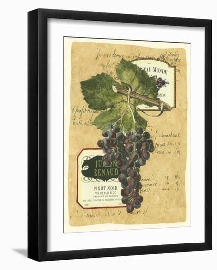 Small Red Grapes I-Vision Studio-Framed Art Print