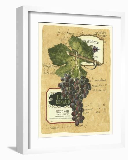 Small Red Grapes I-Vision Studio-Framed Art Print