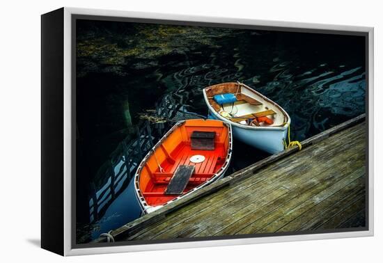 Small Rowing Boats-Jody Miller-Framed Premier Image Canvas