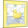 Small Rubber Duck II-null-Mounted Art Print