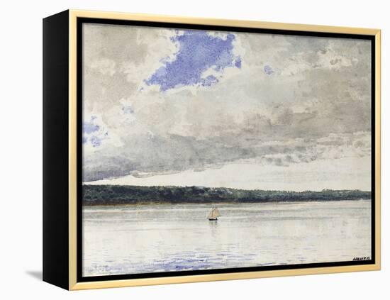 Small Sloop, 1880-Winslow Homer-Framed Premier Image Canvas